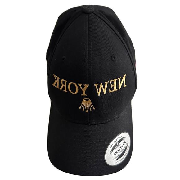 Mighty Heathy x New York Hat Black Hype NYC The Classics Yupoong Snapback Cap - Picture 1 of 8